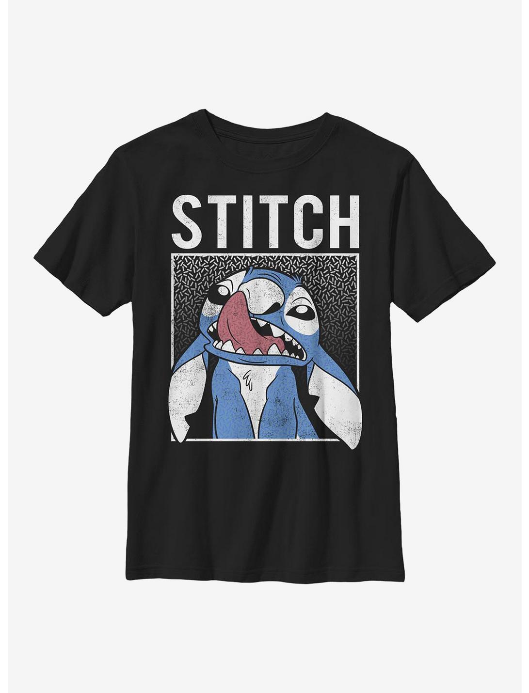 Disney Lilo And Stitch Savage Stitch Youth T-Shirt, BLACK, hi-res