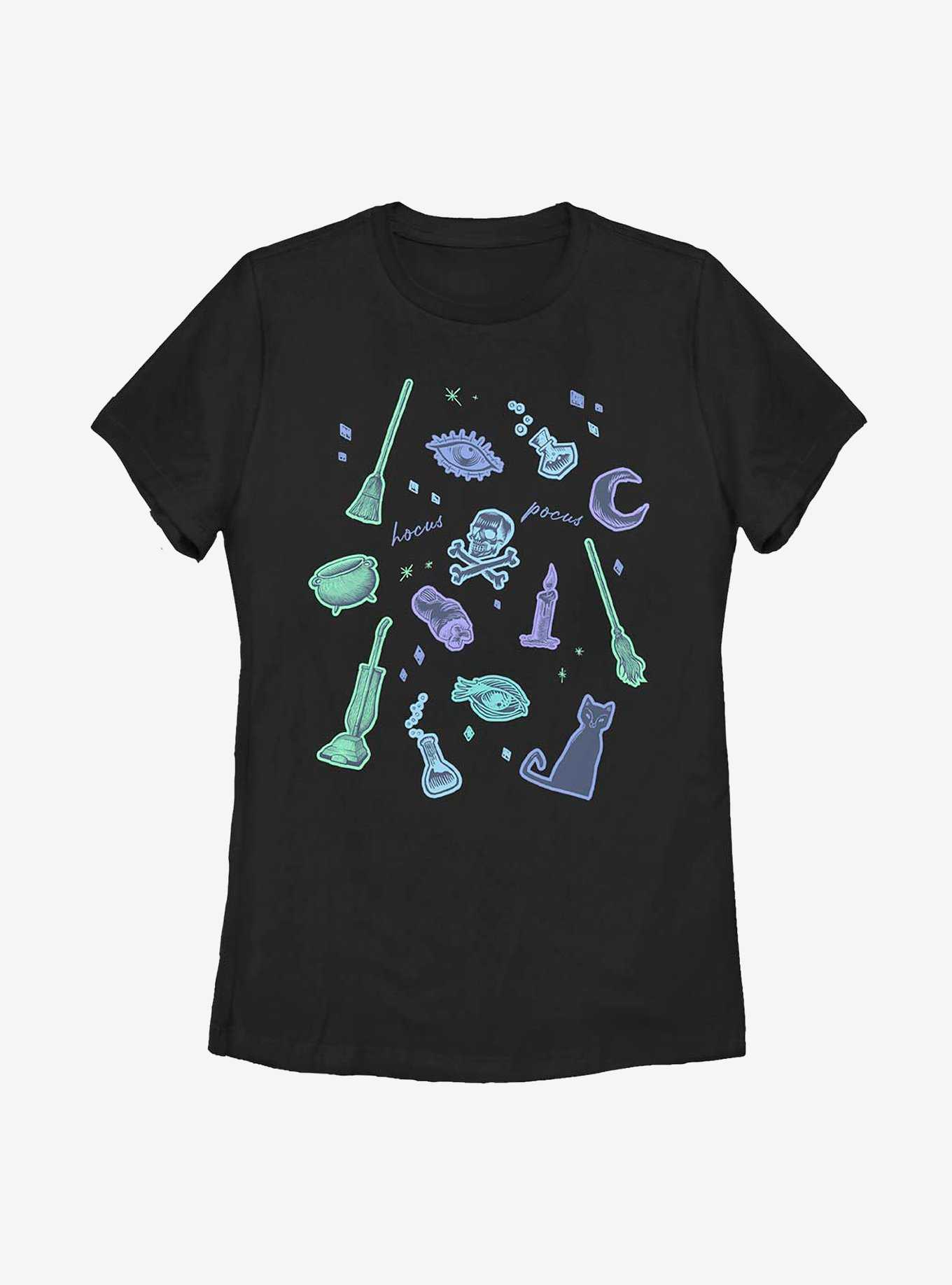 Disney Hocus Pocus Spooky Icons Womens T-Shirt, , hi-res