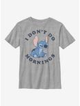 Disney Lilo And Stitch Mornings Youth T-Shirt, ATH HTR, hi-res