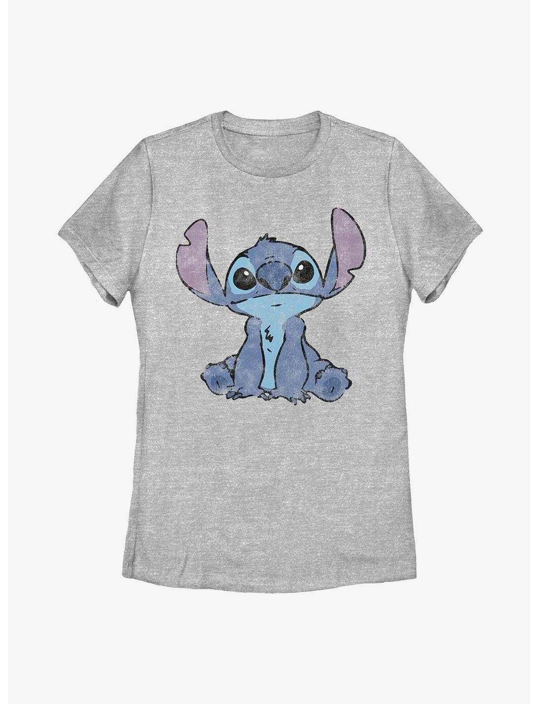 Disney Lilo And Stitch Simply Stitch Womens T-Shirt, ATH HTR, hi-res