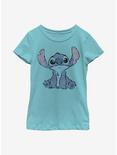Disney Lilo And Stitch Simply Stitch Youth Girls T-Shirt, TAHI BLUE, hi-res