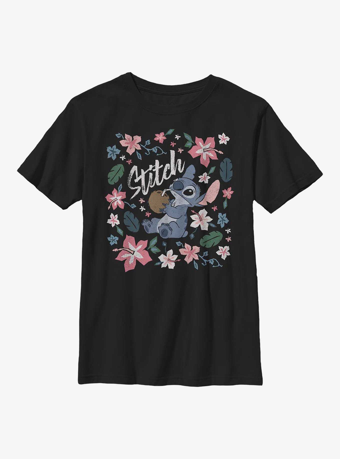 Disney Lilo And Stitch Tropical Stitch Youth T-Shirt, , hi-res