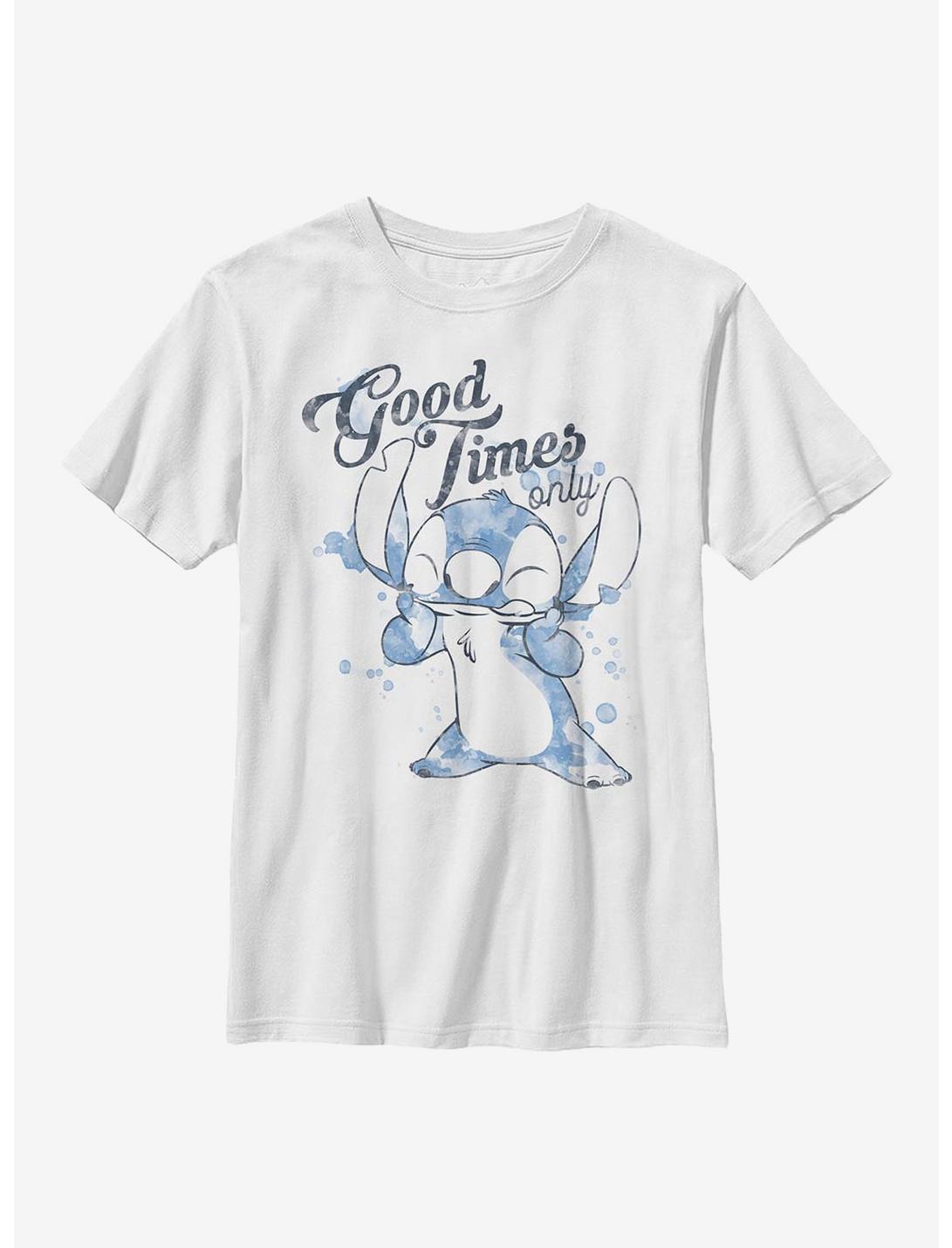 Disney Lilo And Stitch Good Times Youth T-Shirt, WHITE, hi-res