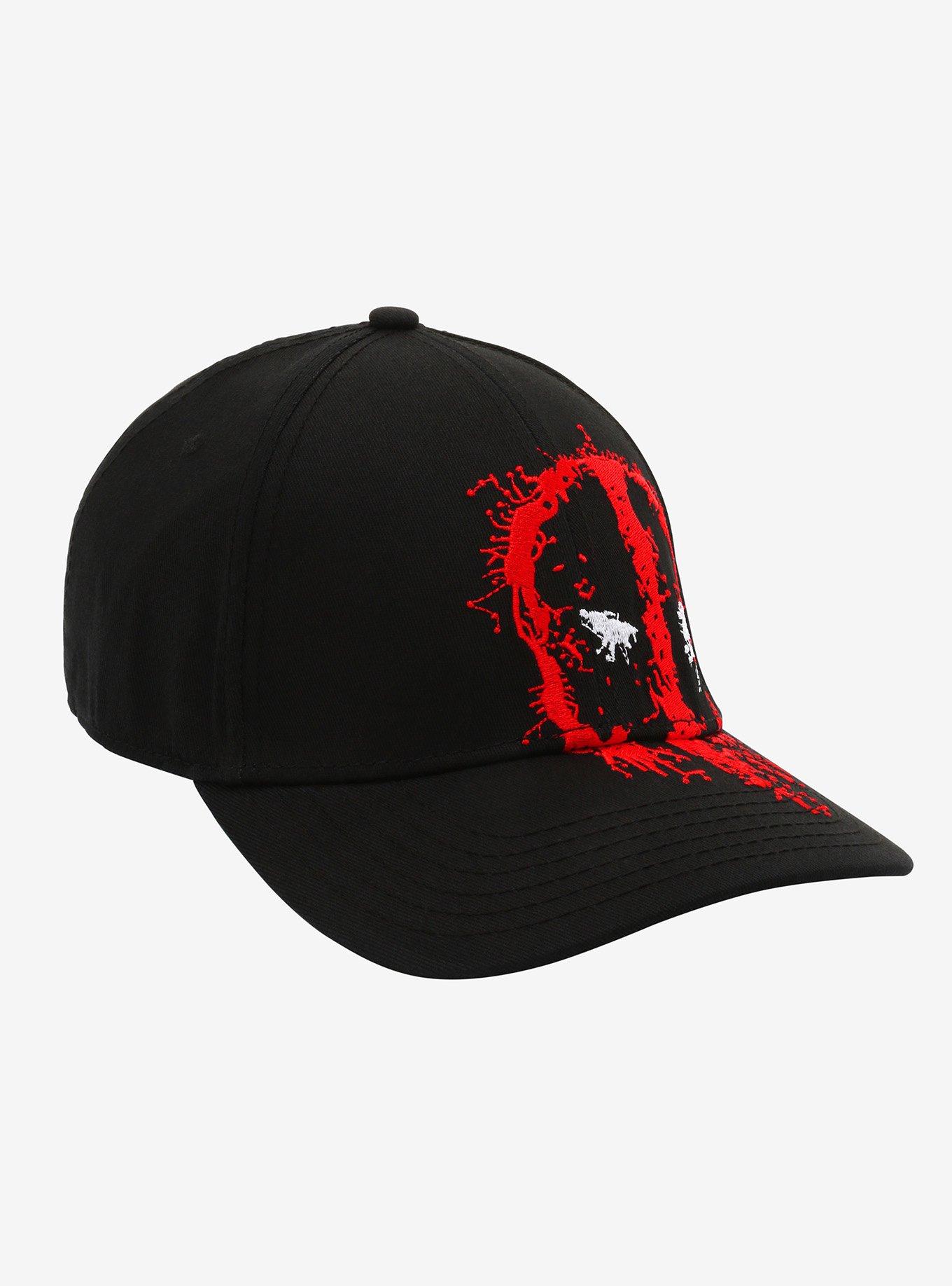 Marvel Deadpool Splatter Logo Fitted Cap, , hi-res