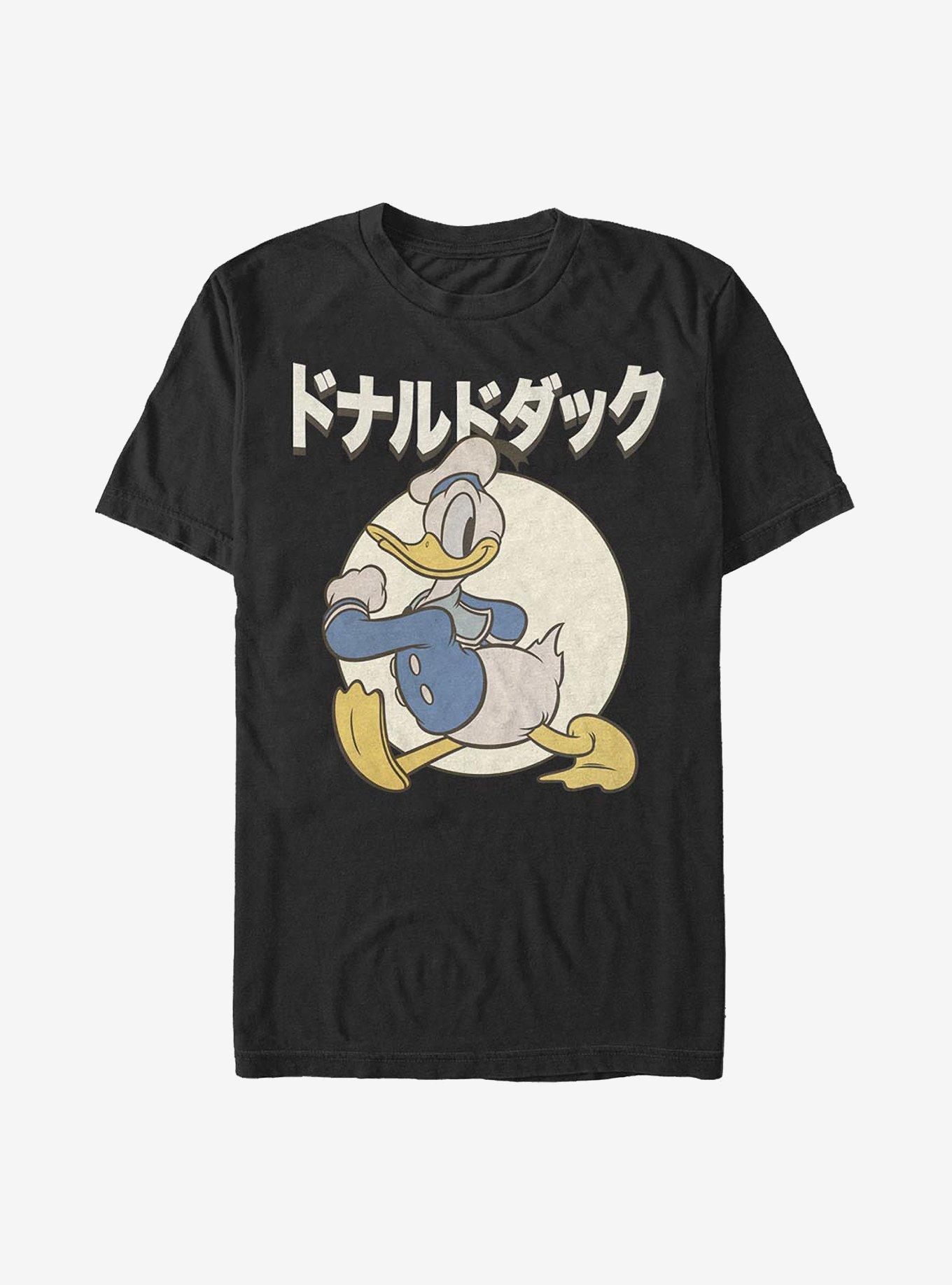 Disney Donald Duck Japanese Text T-Shirt, , hi-res