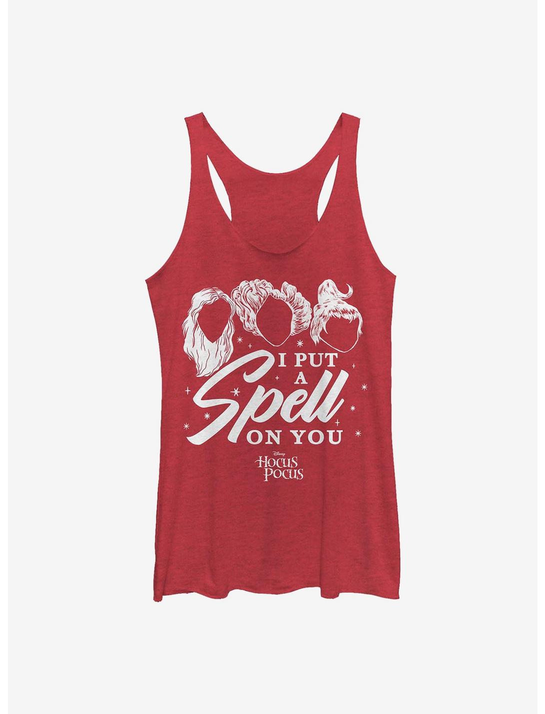 Disney Hocus Pocus Witches Spell On You Womens Tank Top, RED HTR, hi-res