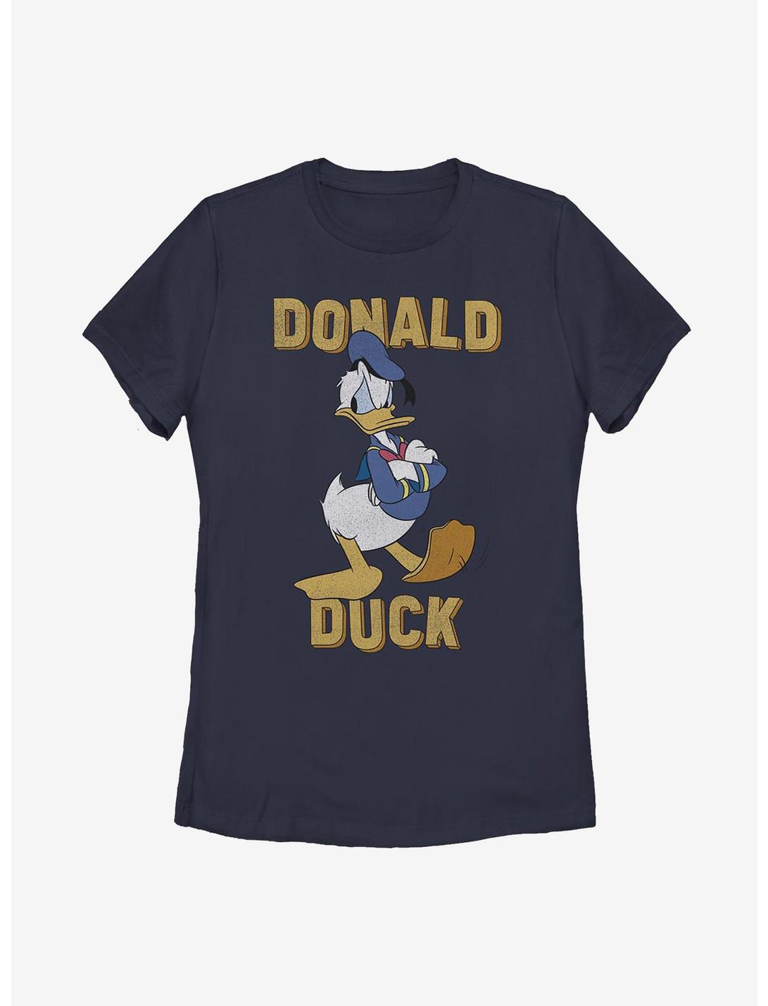 Disney Donald Duck Rage Womens T-Shirt, NAVY, hi-res