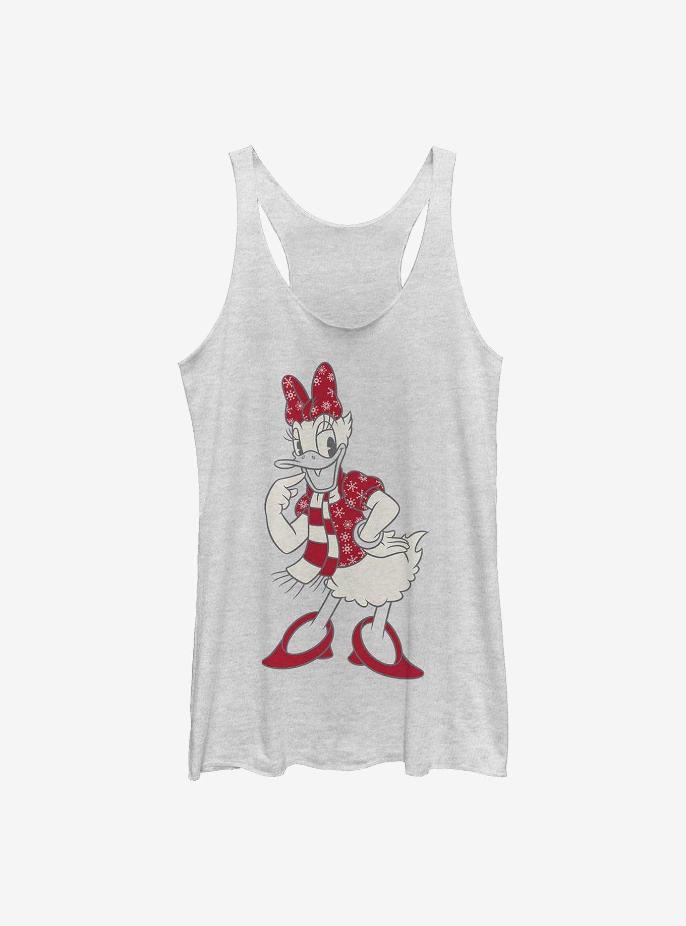 Disney Daisy Duck Snowflaked Daisy Womens Tank Top, , hi-res