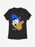 Disney Donald Duck Big Face Womens T-Shirt, BLACK, hi-res