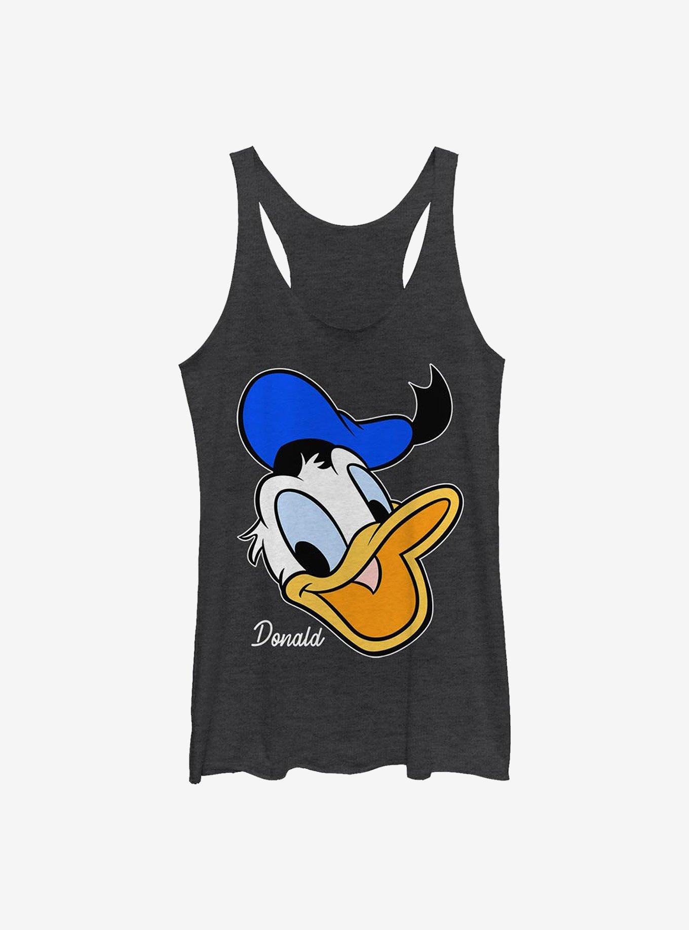 Disney Donald Duck Big Face Womens Tank Top, , hi-res