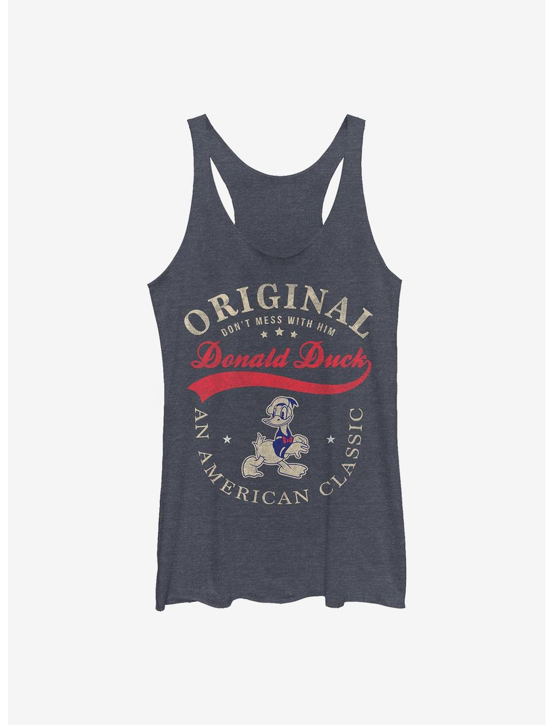 Disney Donald Duck The One And Only Donald Womens Tank Top, NAVY HTR, hi-res