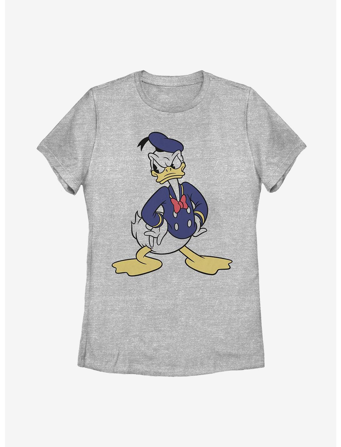 Disney Donald Duck Classic Vintage Donald Womens T-Shirt, ATH HTR, hi-res