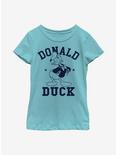 Disney Donald Duck Goes To College Youth Girls T-Shirt, TAHI BLUE, hi-res
