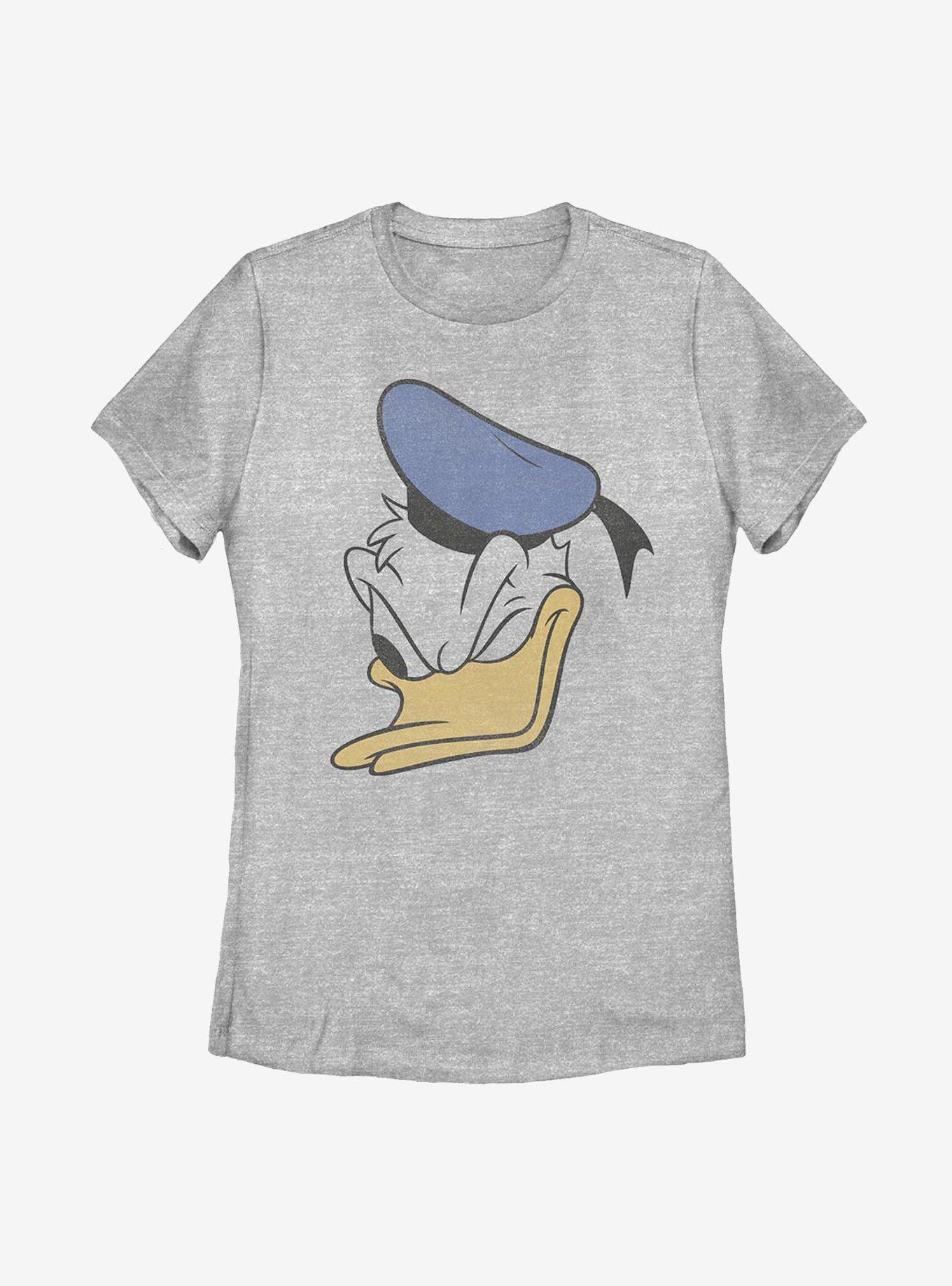 Disney Donald Duck Face Womens T-Shirt, , hi-res