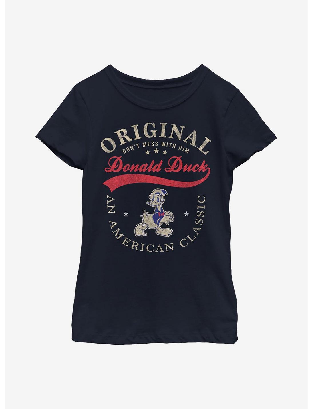 Disney Donald Duck The One And Only Donald Youth Girls T-Shirt, NAVY, hi-res