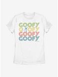 Disney Goofy Retro Stack Goofy Womens T-Shirt, WHITE, hi-res