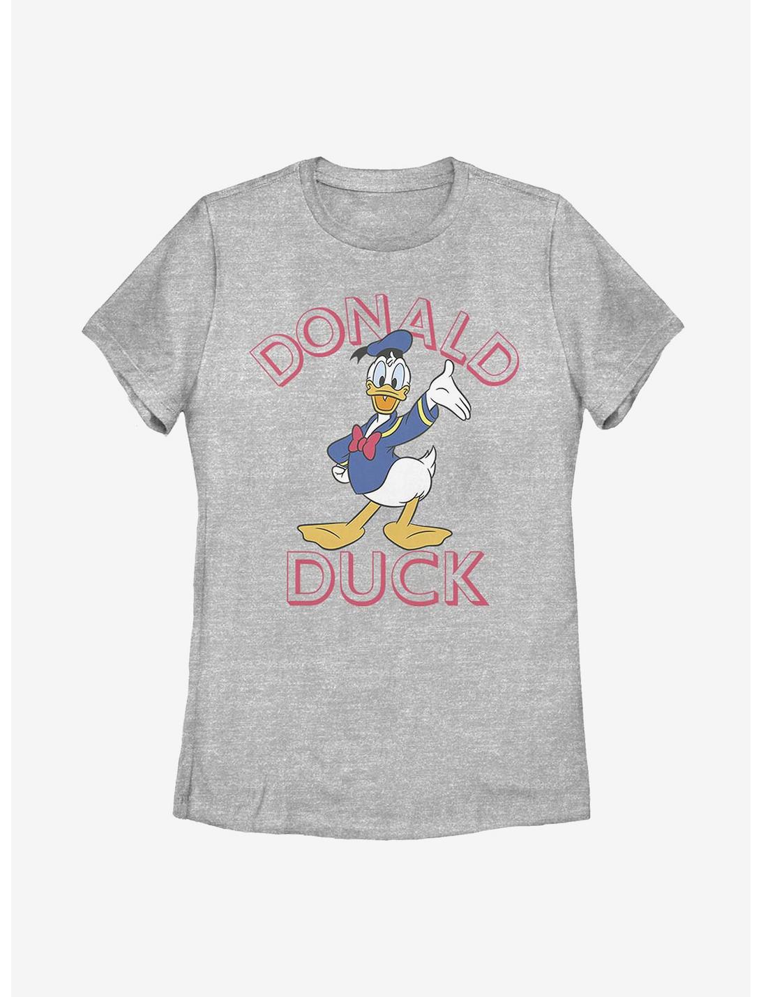 Disney Donald Duck Hello Womens T-Shirt, ATH HTR, hi-res