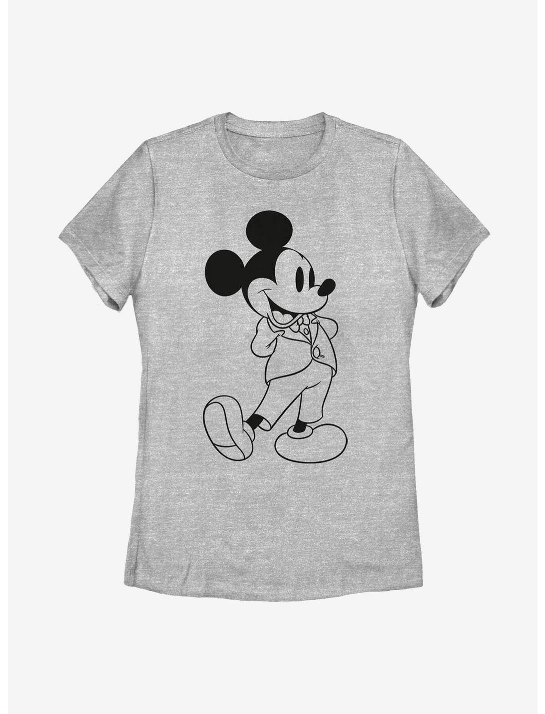 Disney Mickey Mouse Formal Mickey Womens T-Shirt, ATH HTR, hi-res