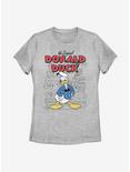 Disney Donald Duck Original Donald Sketchbook Womens T-Shirt, ATH HTR, hi-res