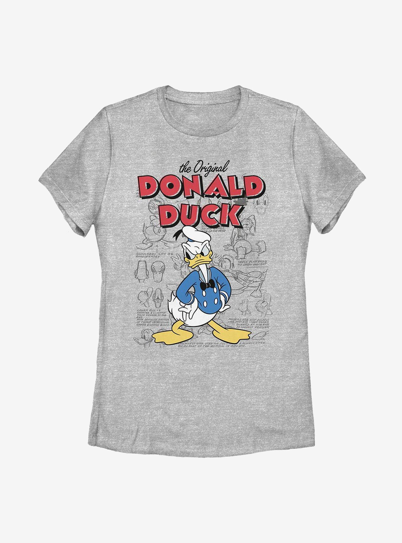 Disney Donald Duck Original Donald Sketchbook Womens T-Shirt, , hi-res