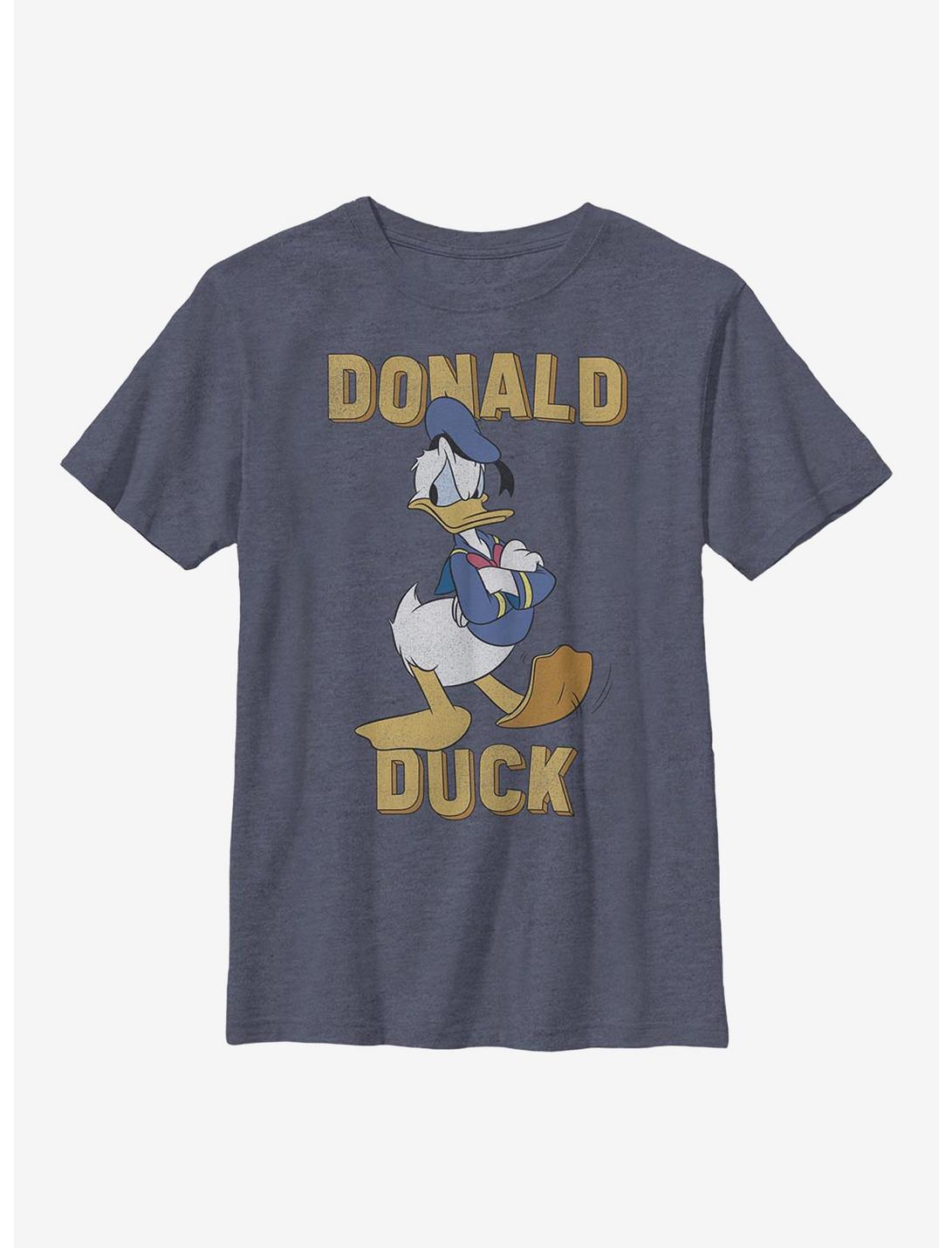 Disney Donald Duck Rage Youth T-Shirt, NAVY HTR, hi-res
