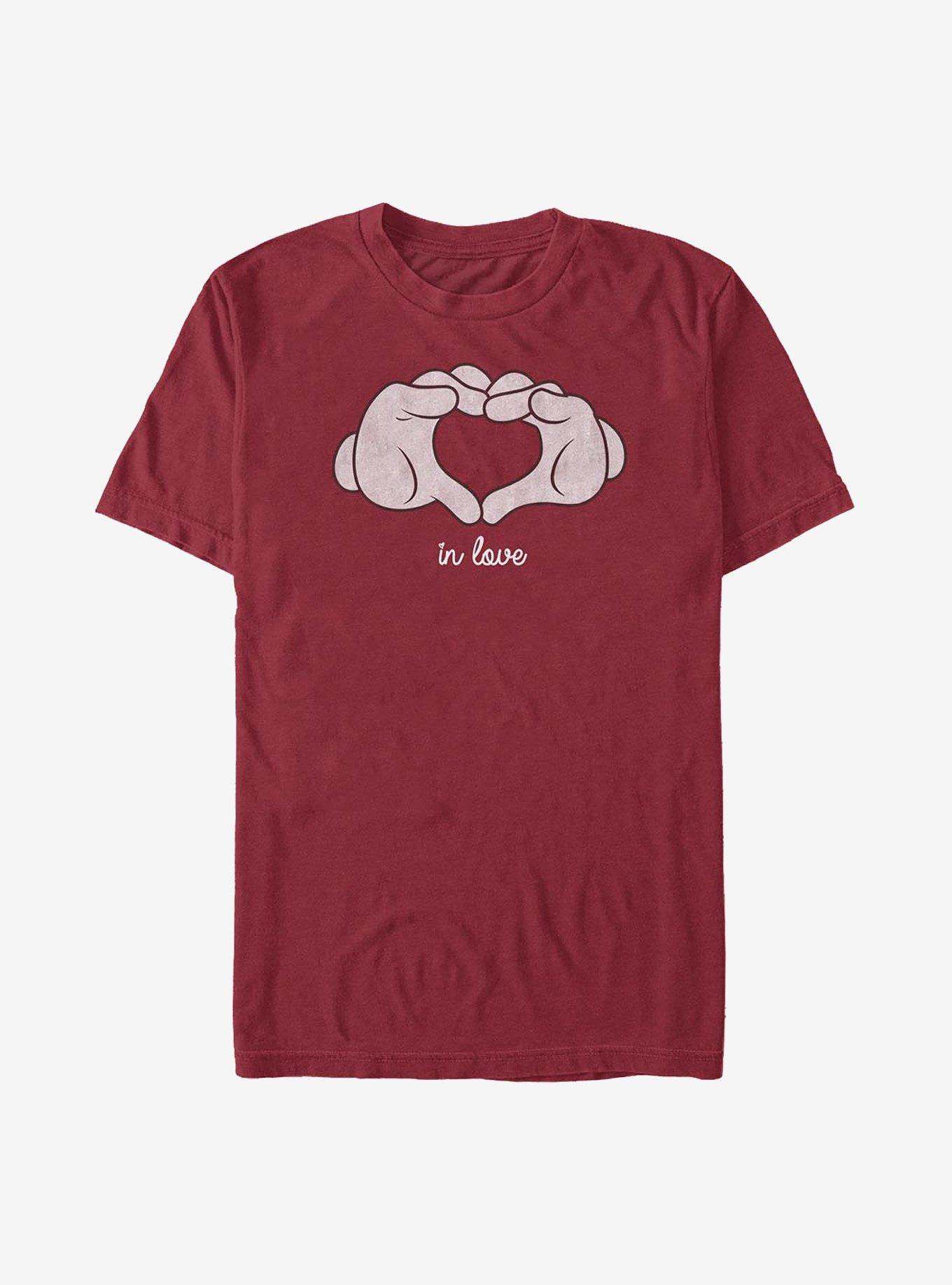 Disney Mickey Mouse Glove Heart T-Shirt, , hi-res