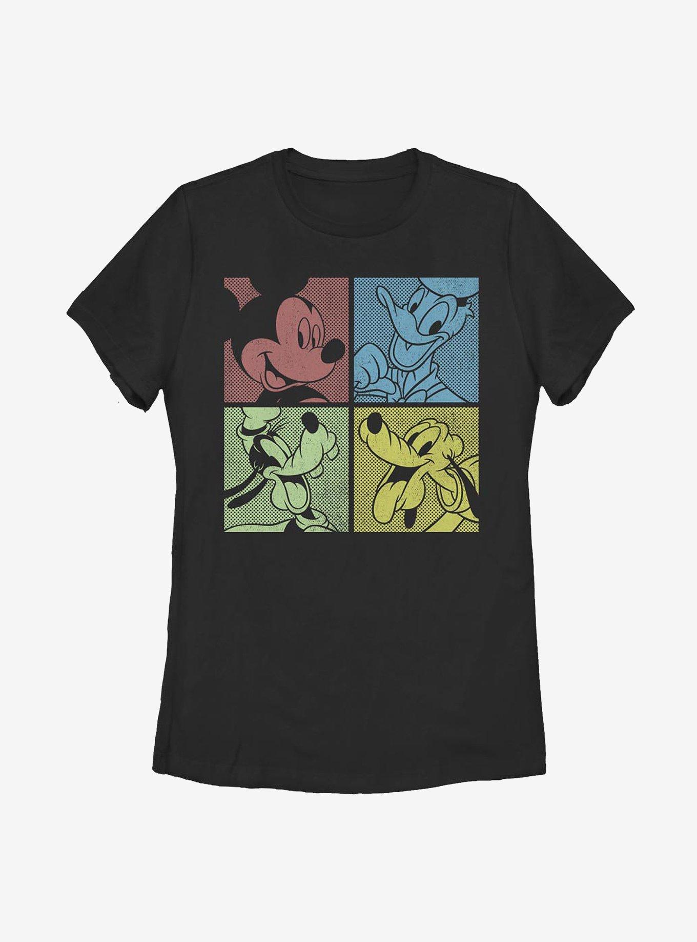 Disney Mickey Mouse Fab Four Womens T-Shirt, , hi-res