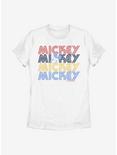 Disney Mickey Mouse Retro Stack Womens T-Shirt, WHITE, hi-res