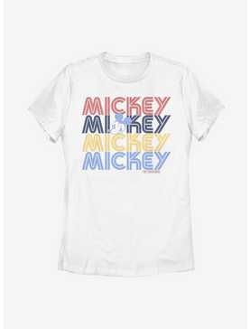 Disney Mickey Mouse Retro Stack Womens T-Shirt, , hi-res