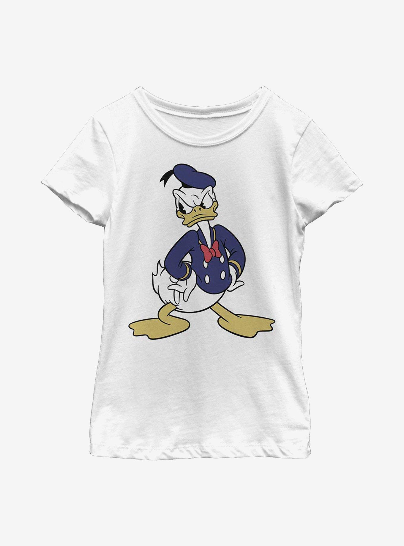 Disney Donald Duck Classic Vintage Donald Youth Girls T-Shirt, , hi-res