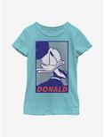 Disney Donald Duck Comic Pop Duck Youth Girls T-Shirt, TAHI BLUE, hi-res
