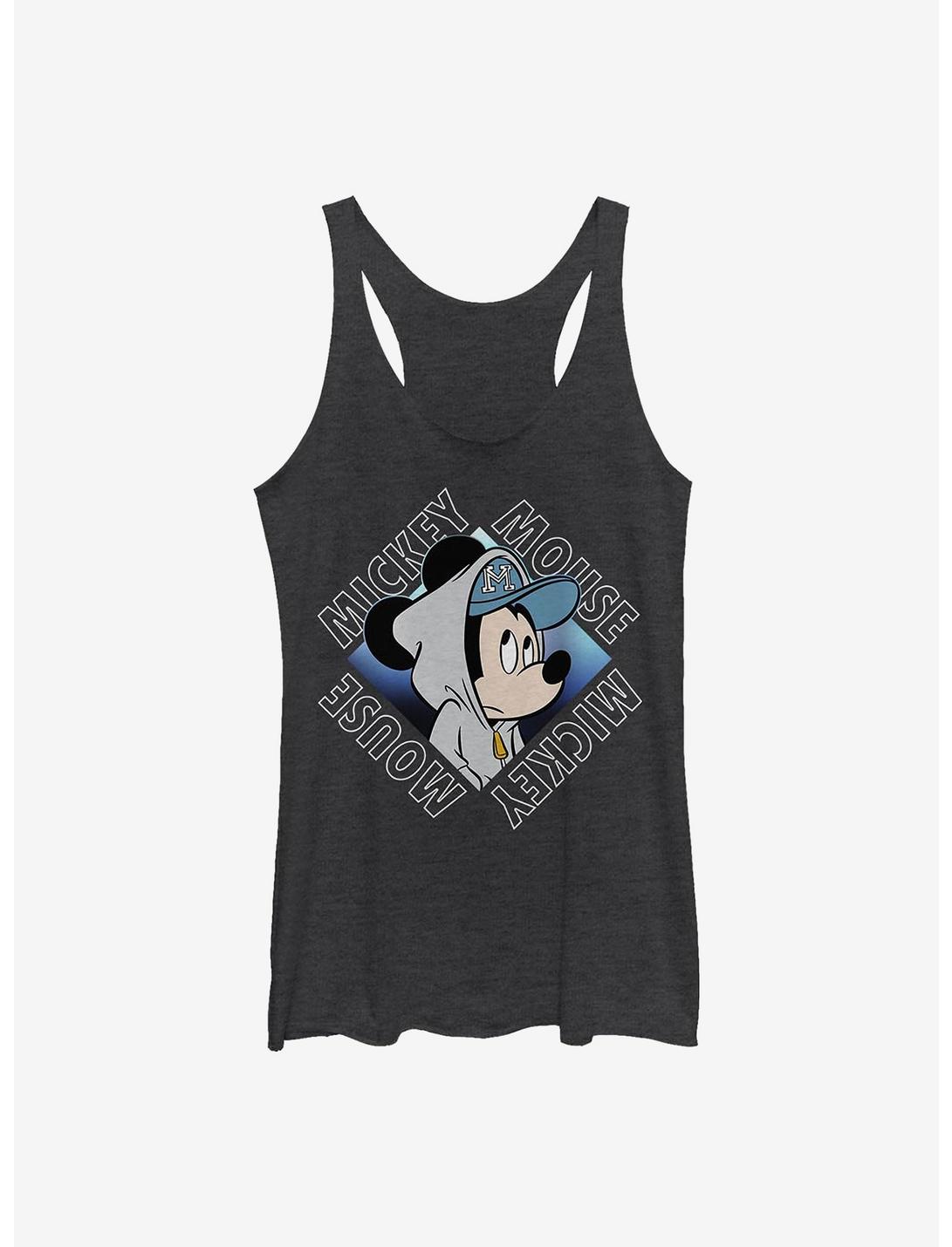 Disney Mickey Mouse Cool Mickey Womens Tank Top, BLK HTR, hi-res