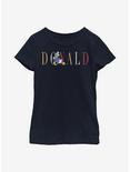 Disney Donald Duck Fashion Youth Girls T-Shirt, NAVY, hi-res