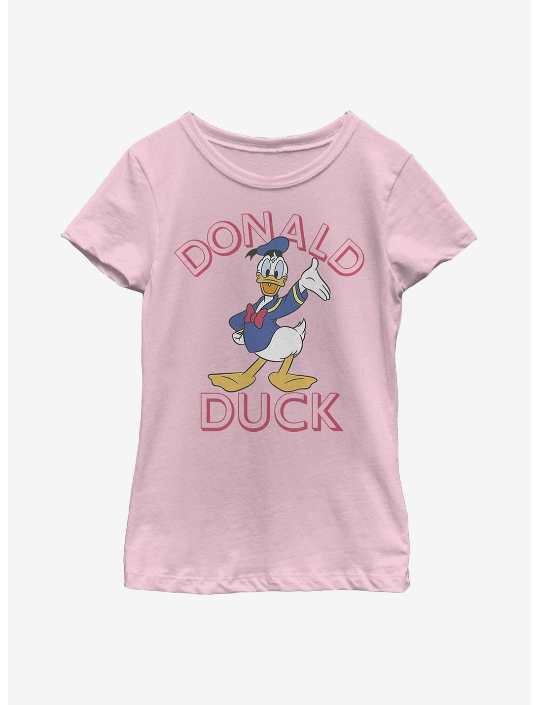 Disney Donald Duck Hello Youth Girls T-Shirt, PINK, hi-res