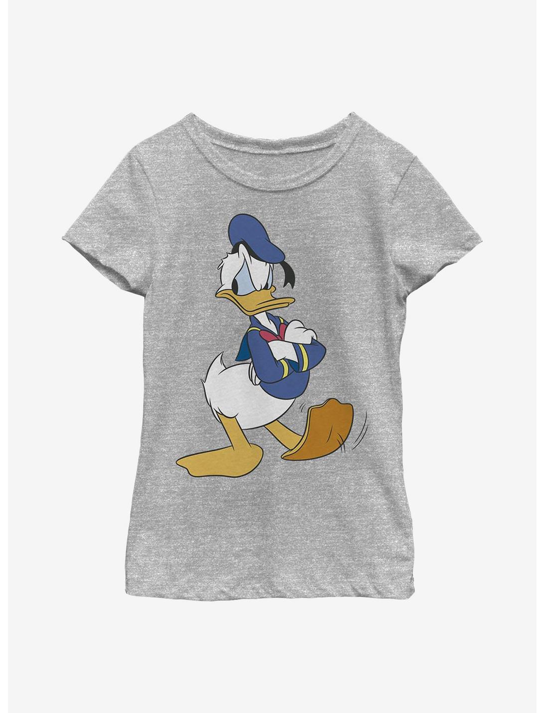 Disney Donald Duck Traditional Donald Youth Girls T-Shirt, ATH HTR, hi-res