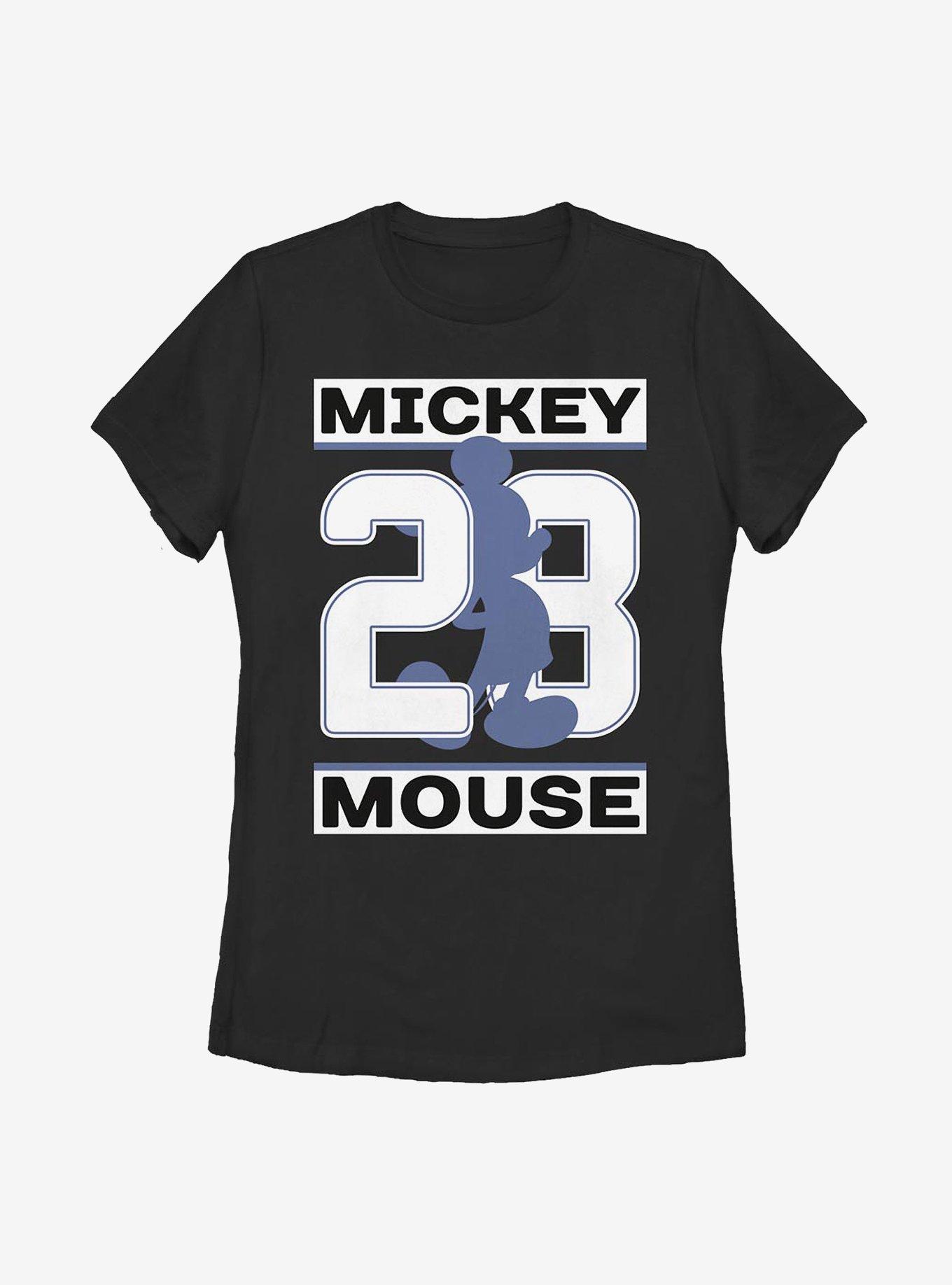 Disney Mickey Mouse Shadow Date Womens T-Shirt, BLACK, hi-res