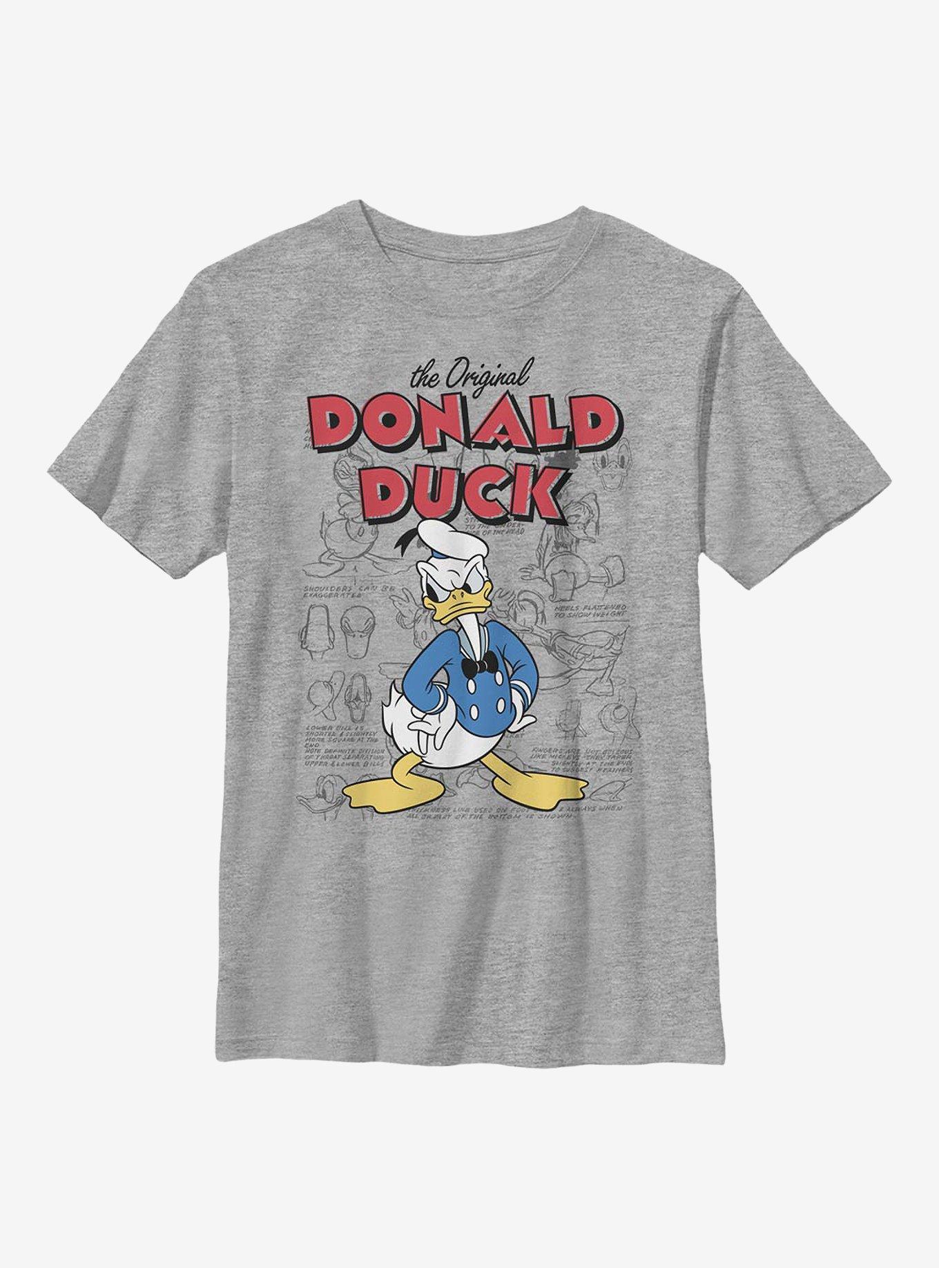 Disney Donald Duck Original Donald Sketchbook Youth T-Shirt, , hi-res