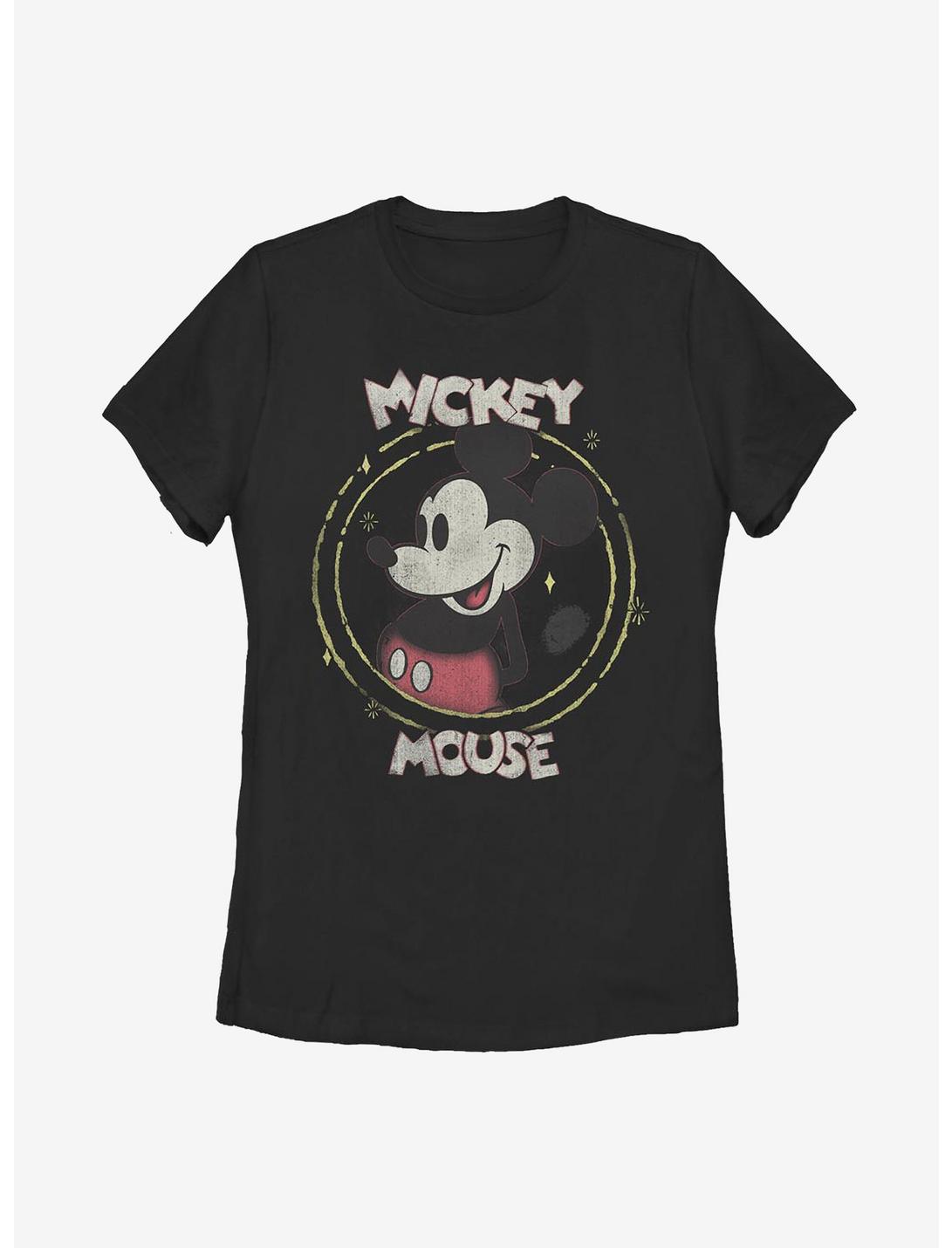 Disney Mickey Mouse Happy Mickey Womens T-Shirt, BLACK, hi-res