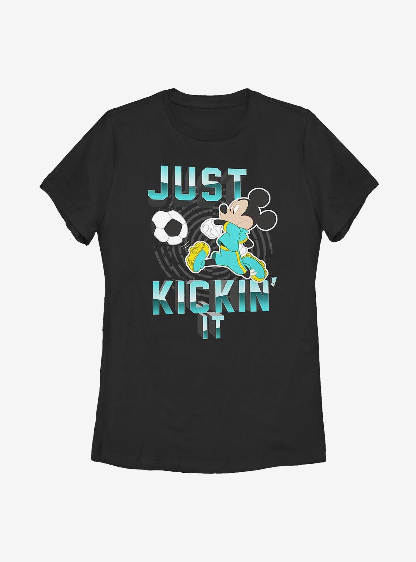 Disney Mickey Mouse Kickin' It Womens T-Shirt, , hi-res