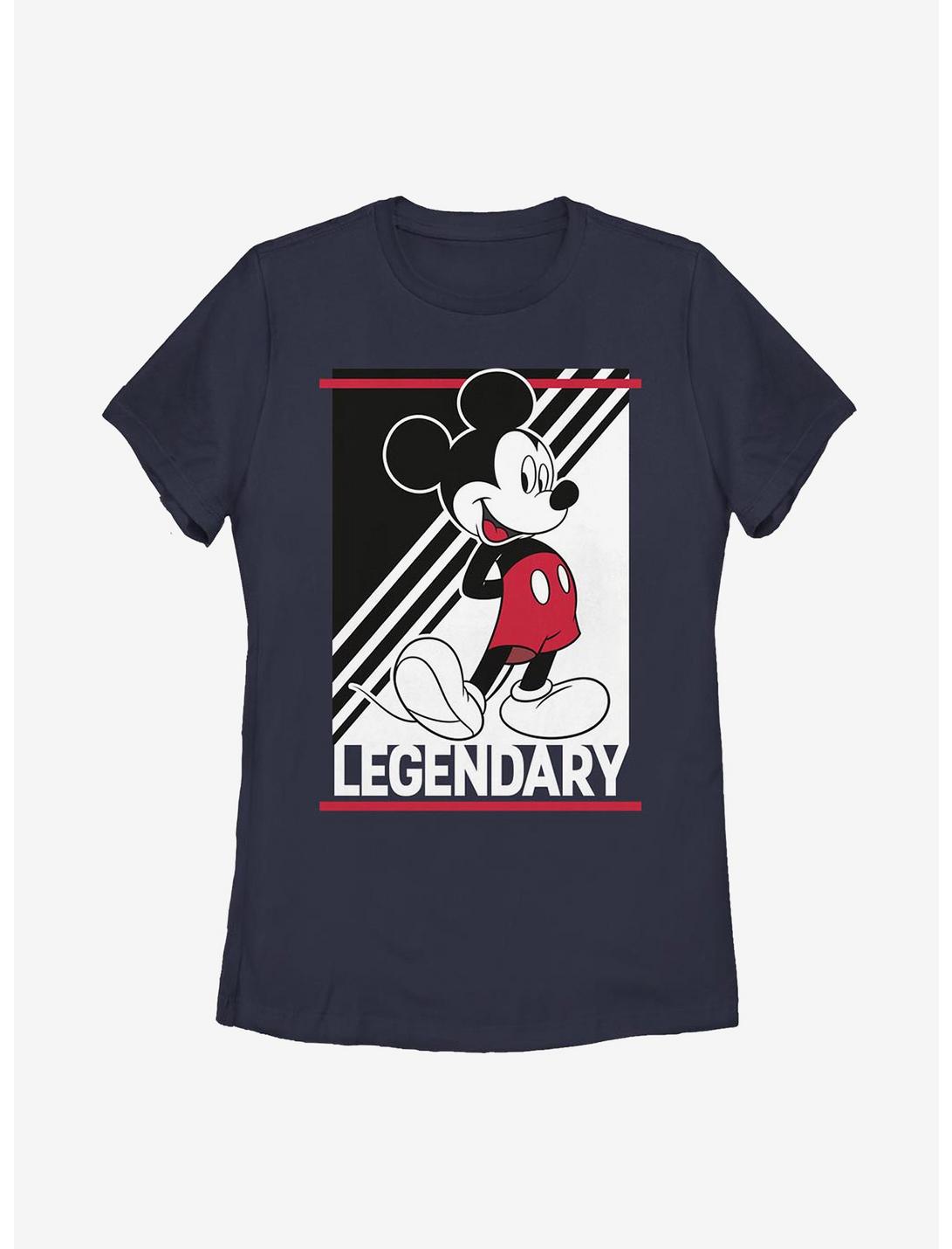 Disney Mickey Mouse Legend Of Mickey Womens T-Shirt, NAVY, hi-res