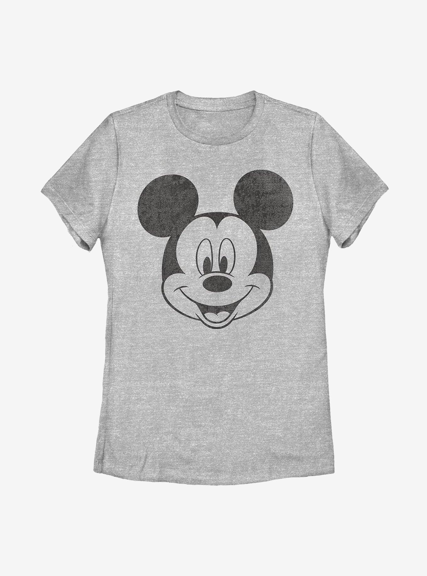 Disney Mickey Mouse Face Womens T-Shirt, , hi-res