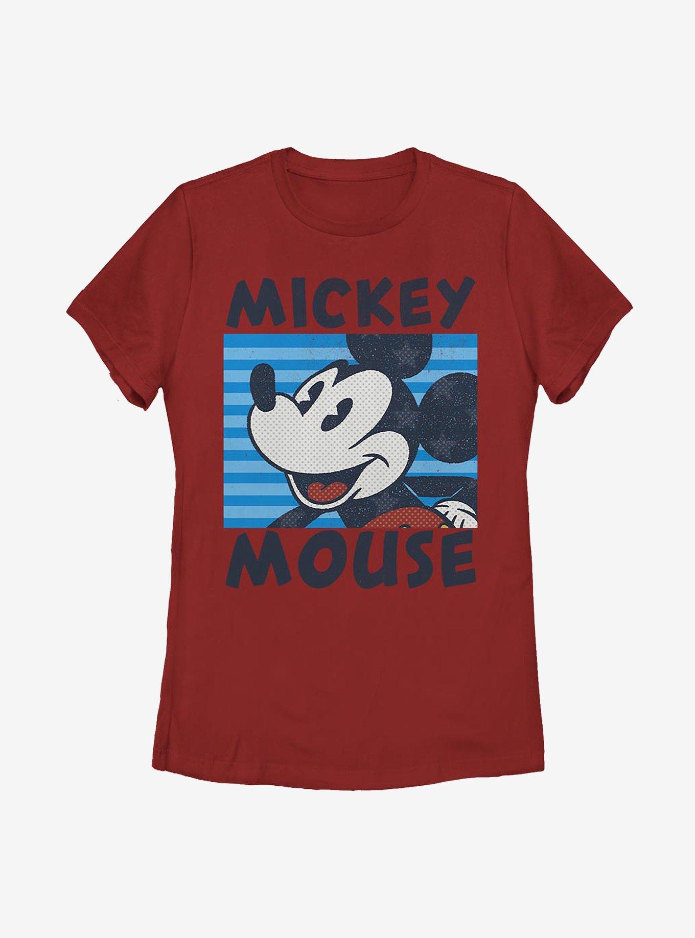 Disney Mickey Mouses Stripes Womens T-Shirt, , hi-res