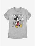 Disney Mickey Mouse Sketchbook Womens T-Shirt, ATH HTR, hi-res