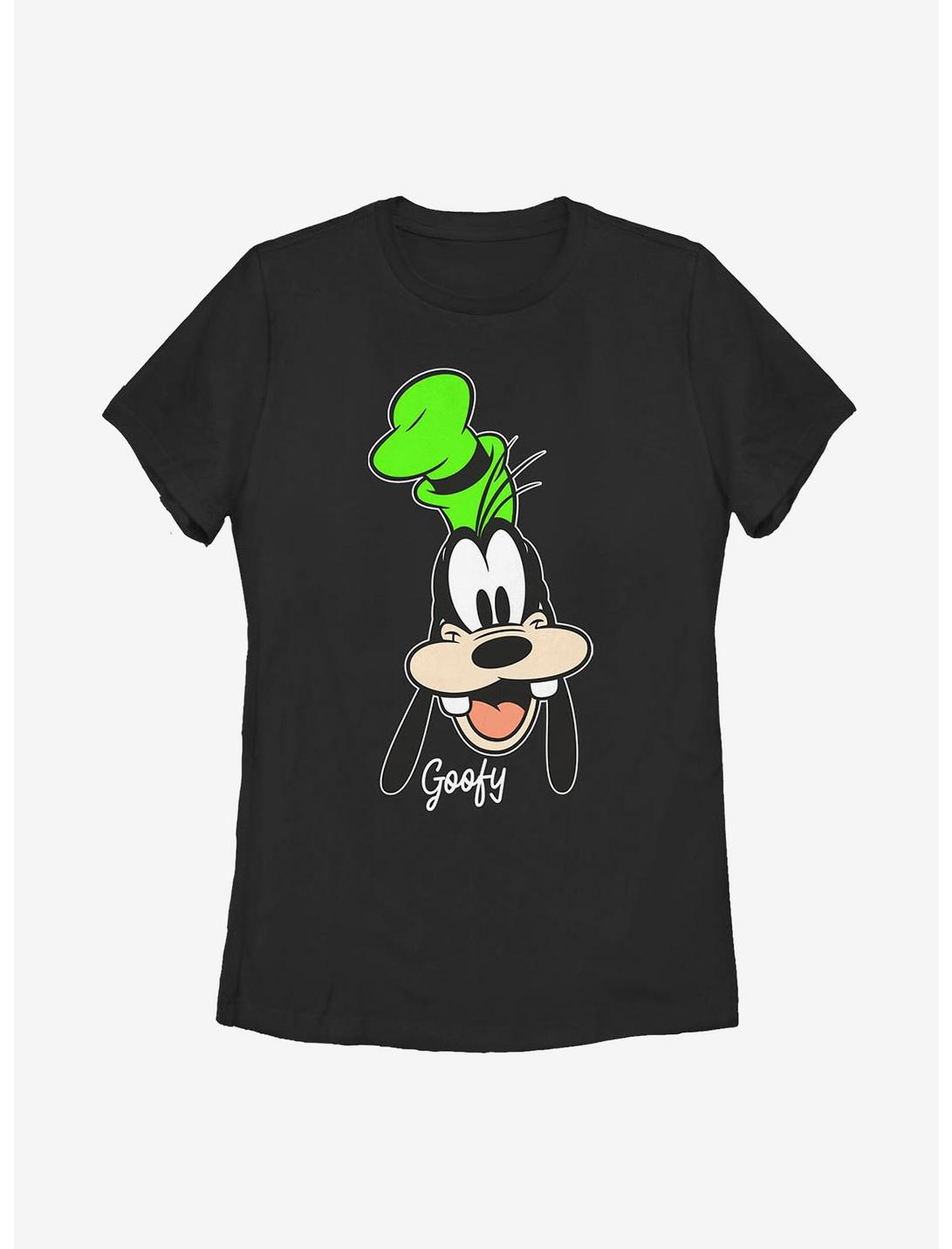 Disney Goofy Big Face Womens T-Shirt, BLACK, hi-res