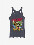 Disney Mickey Mouse Funky Bunch Womens Tank Top, NAVY HTR, hi-res