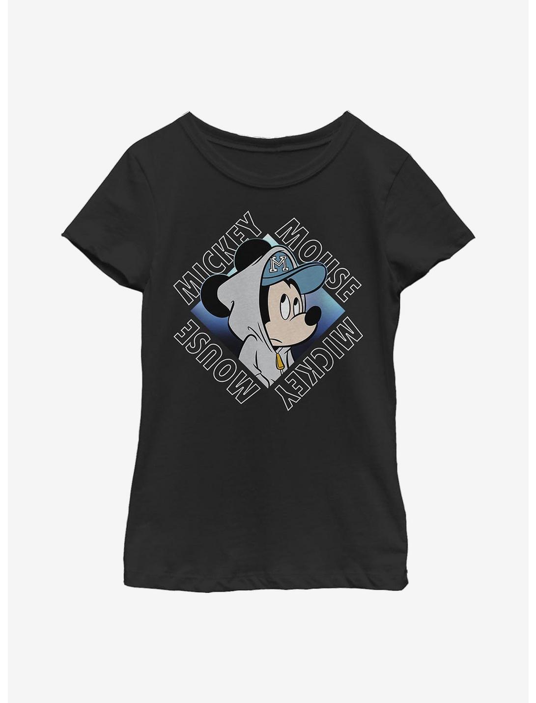 Disney Mickey Mouse Cool Mickey Youth Girls T-Shirt, BLACK, hi-res