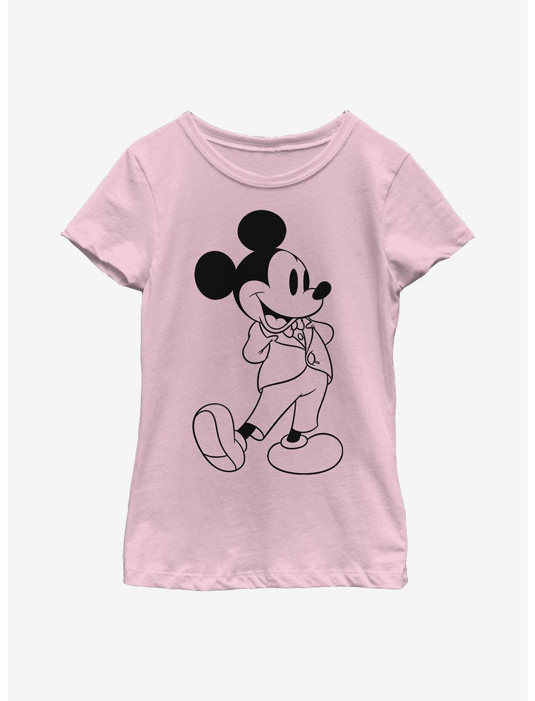 Disney Mickey Mouse Formal Mickey Youth Girls T-Shirt, PINK, hi-res