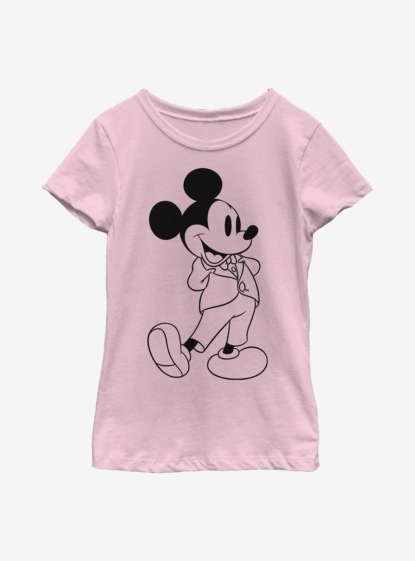 Disney Mickey Mouse Formal Mickey Youth Girls T-Shirt, , hi-res