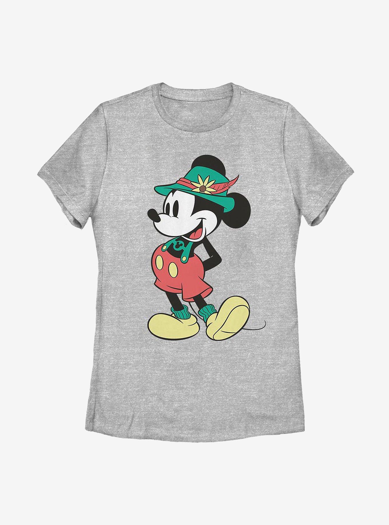 Disney Mickey Mouse Lederhosen Basics Womens T-Shirt, , hi-res
