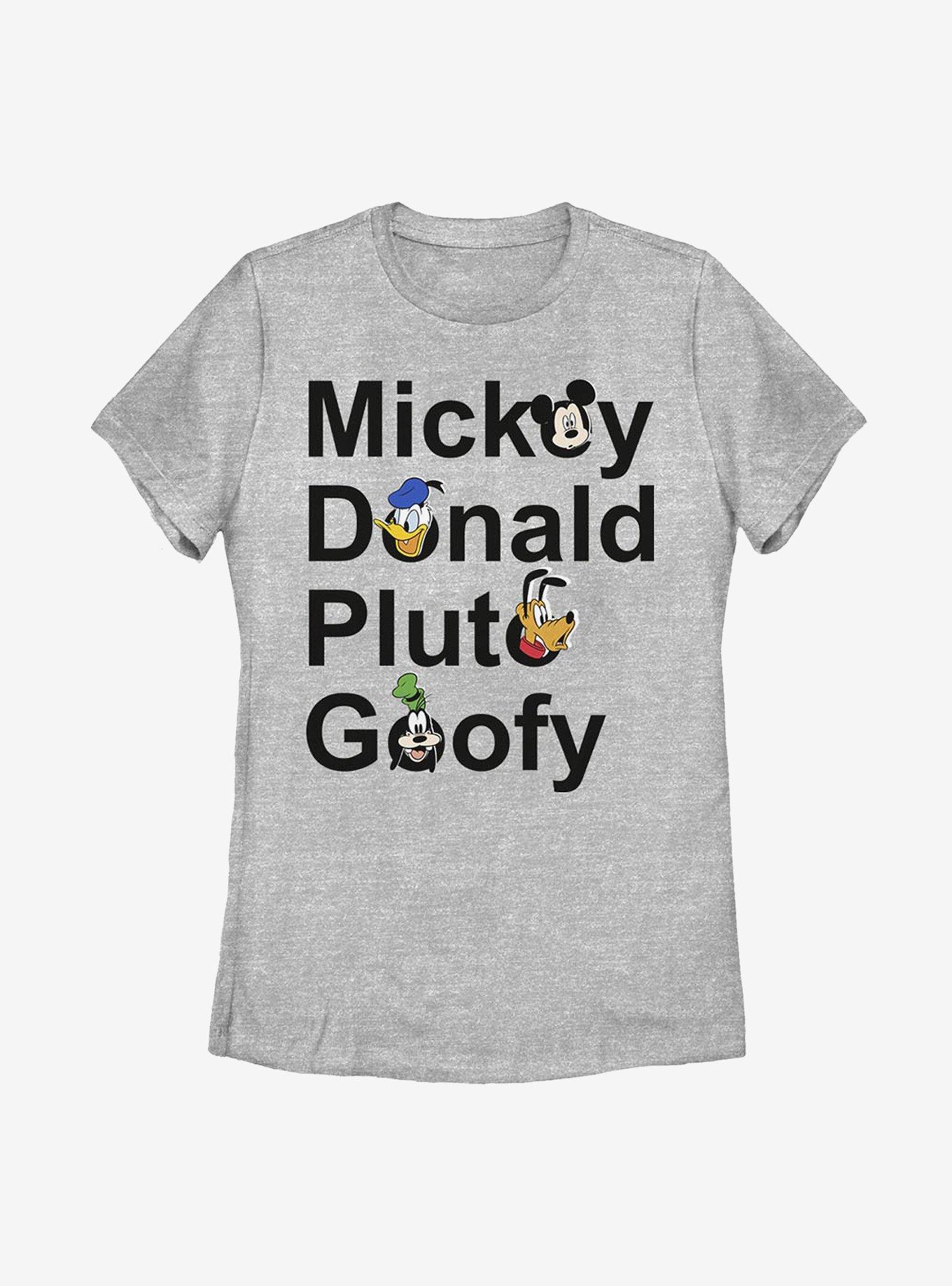 Disney Mickey Mouse And Friends Womens T-Shirt